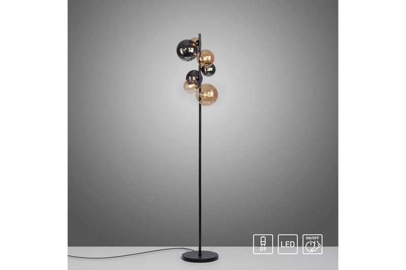 Popsicle Paul Neuhaus Golvlampa - Black - Belysning - Lampor & belysning inomhus - Golvlampa