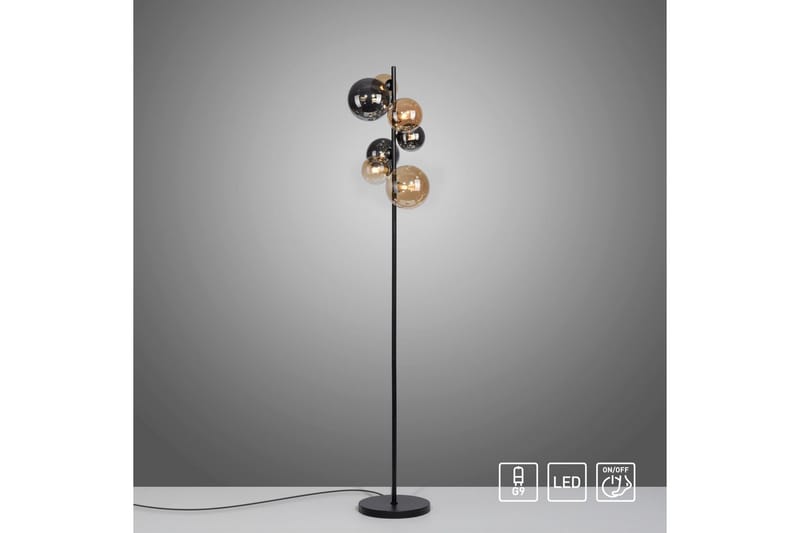 Popsicle Paul Neuhaus Golvlampa - Black - Belysning - Lampor & belysning inomhus - Golvlampa