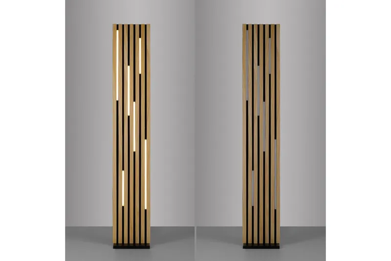 Q-Akustik Paul Neuhaus Golvlampa - Wood - Belysning - Lampor & belysning inomhus - Golvlampa