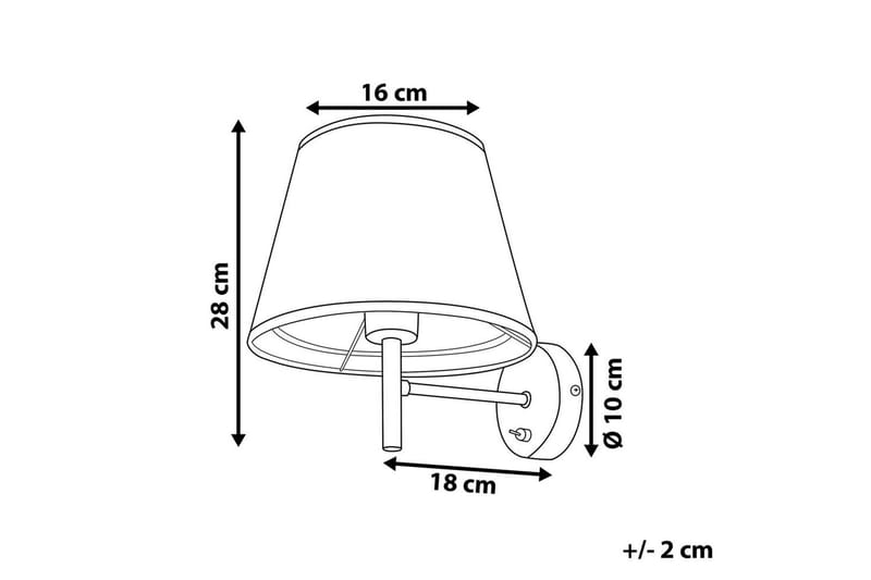 Razzkari Vägglampa E27 - Grå - Belysning - Lampor & belysning inomhus - Vägglampa - Väggarmatur