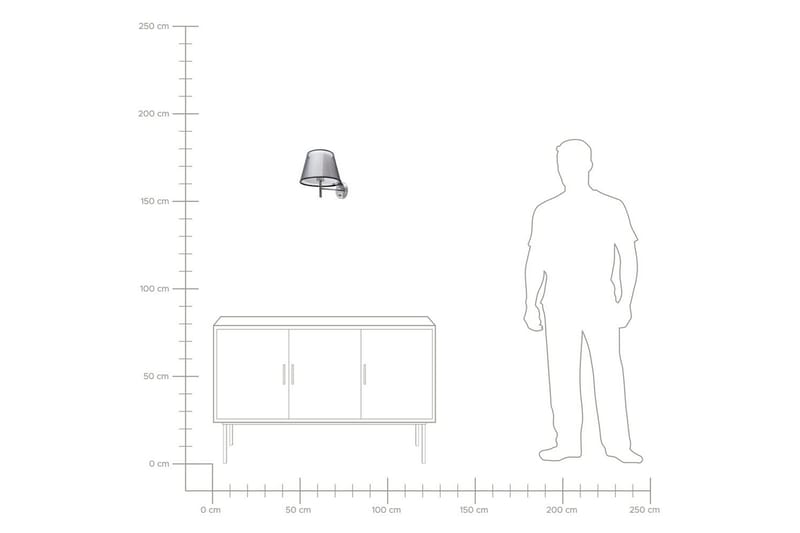 Razzkari Vägglampa E27 - Grå - Belysning - Lampor & belysning inomhus - Vägglampa - Väggarmatur