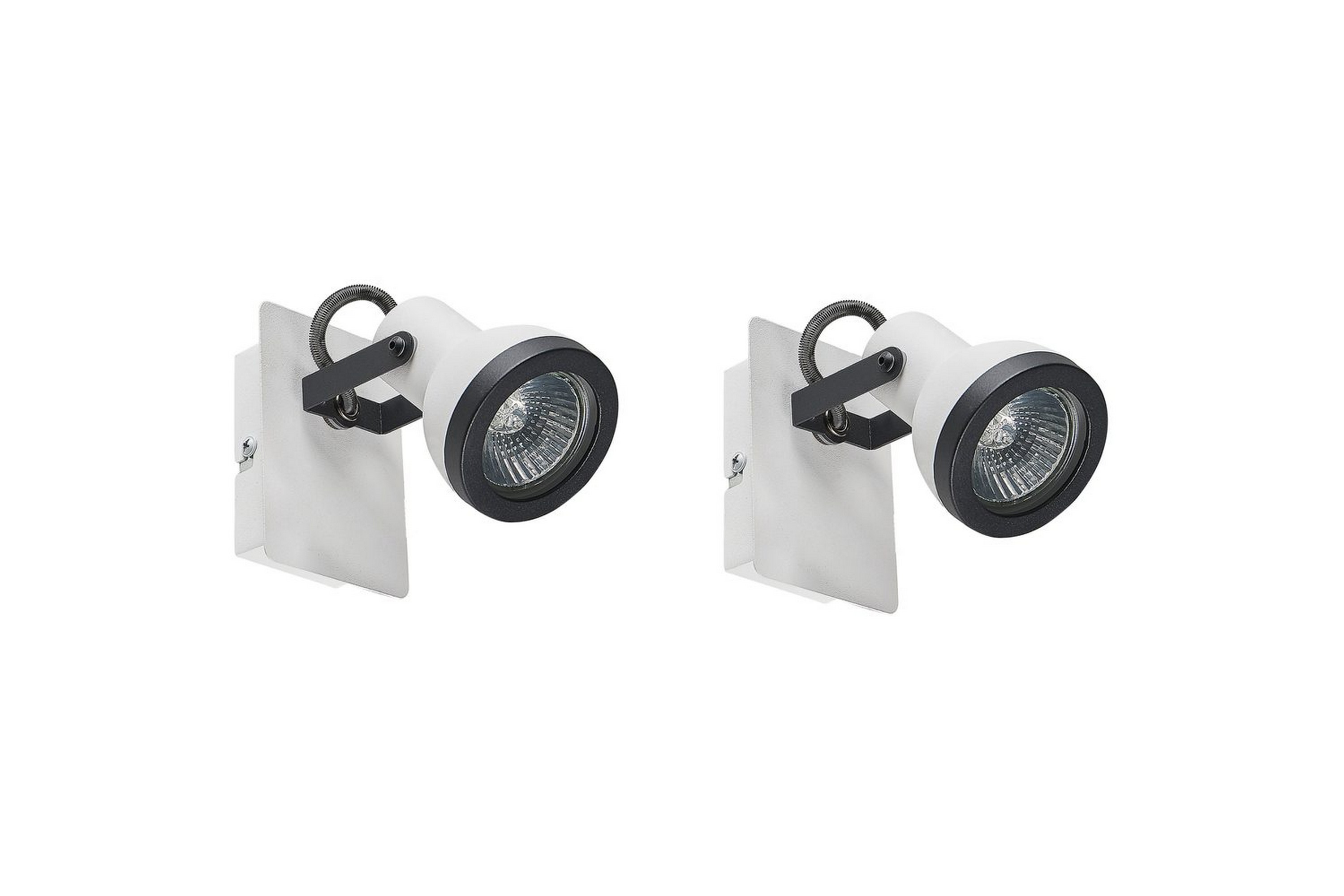 Santokari Spotlight 2 st GU10 Vit/Svart