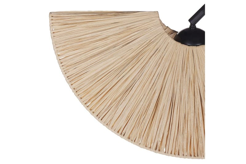 Santover Golvlampa 189 cm - Svart/Natur - Belysning - Lampor & belysning inomhus - Golvlampa