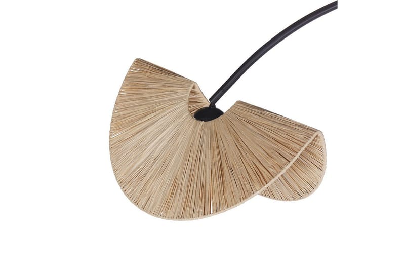 Santover Golvlampa 189 cm - Svart/Natur - Belysning - Lampor & belysning inomhus - Golvlampa