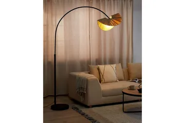 Santover Golvlampa 189 cm - Svart/Natur - Belysning - Lampor & belysning inomhus - Golvlampa