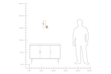 Savenay Vägglampa E27 - Guld - Belysning - Lampor & belysning inomhus - Vägglampa - Väggarmatur