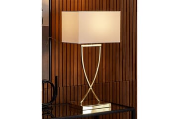 Sirene Bordslampa 62 cm E27 - Mässing/Vit - Belysning - Lampor & belysning inomhus - Bordslampa