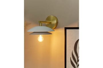 Solab Vägglampa E27 - Guld/Vit - Belysning - Lampor & belysning inomhus - Vägglampa - Väggarmatur