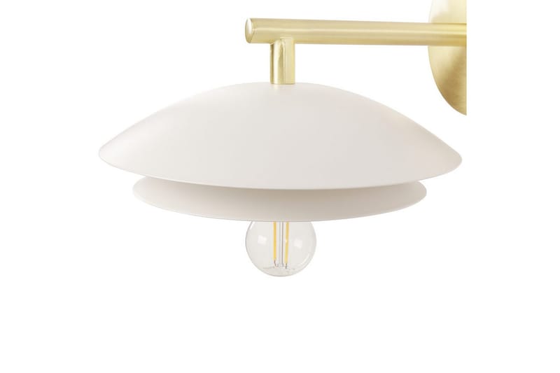 Solab Vägglampa E27 - Guld/Vit - Belysning - Lampor & belysning inomhus - Vägglampa - Väggarmatur