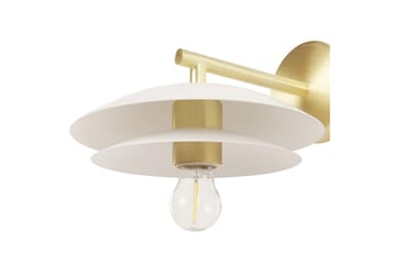 Solab Vägglampa E27 - Guld/Vit - Belysning - Lampor & belysning inomhus - Vägglampa - Väggarmatur