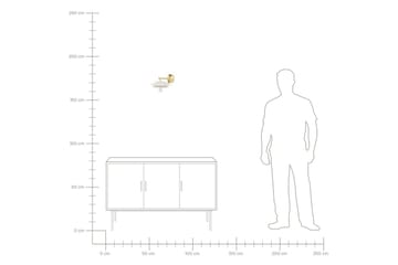 Solab Vägglampa E27 - Guld/Vit - Belysning - Lampor & belysning inomhus - Vägglampa - Väggarmatur
