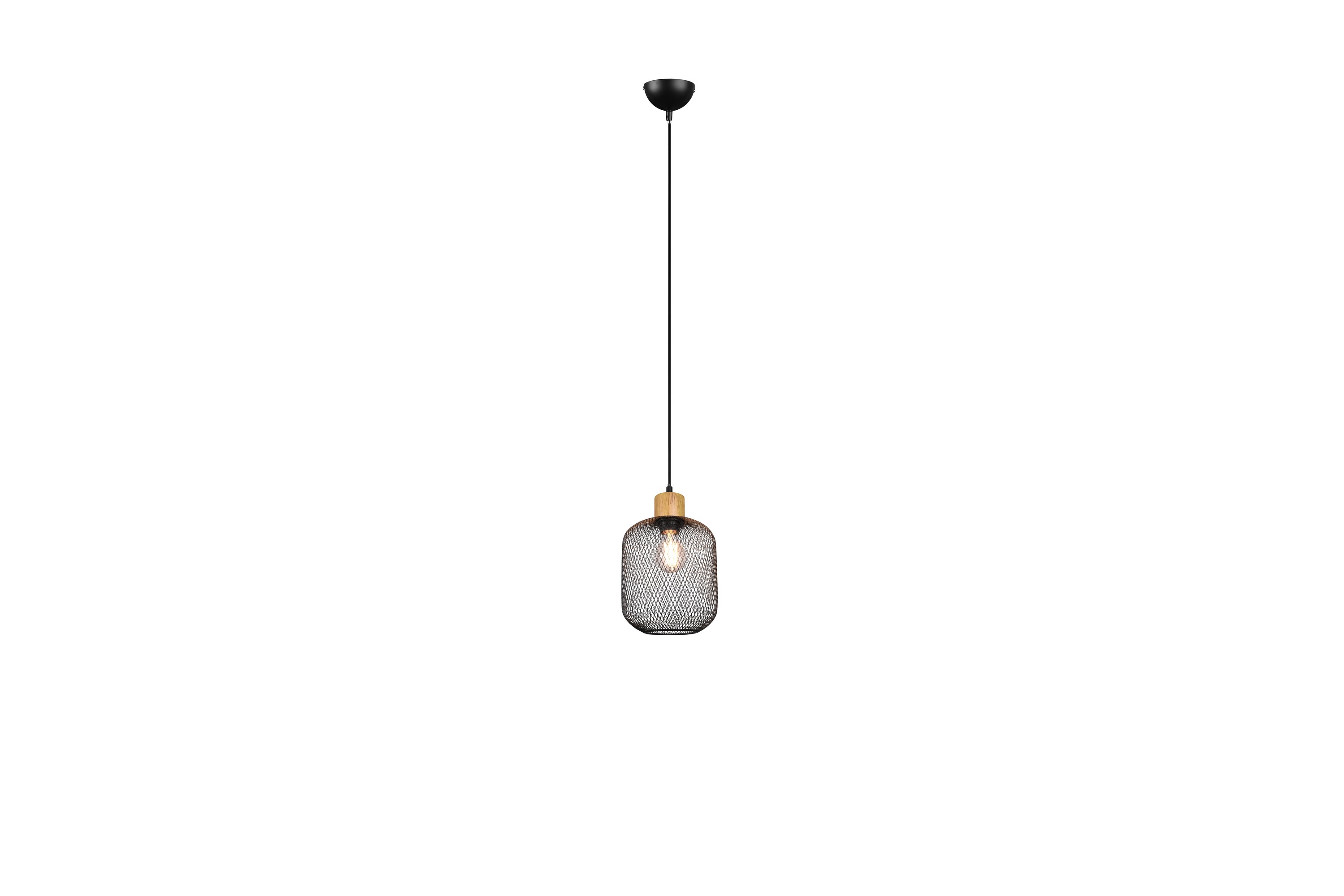 Calimero taklampa 1L E27 22cm mattsvart Matt svart