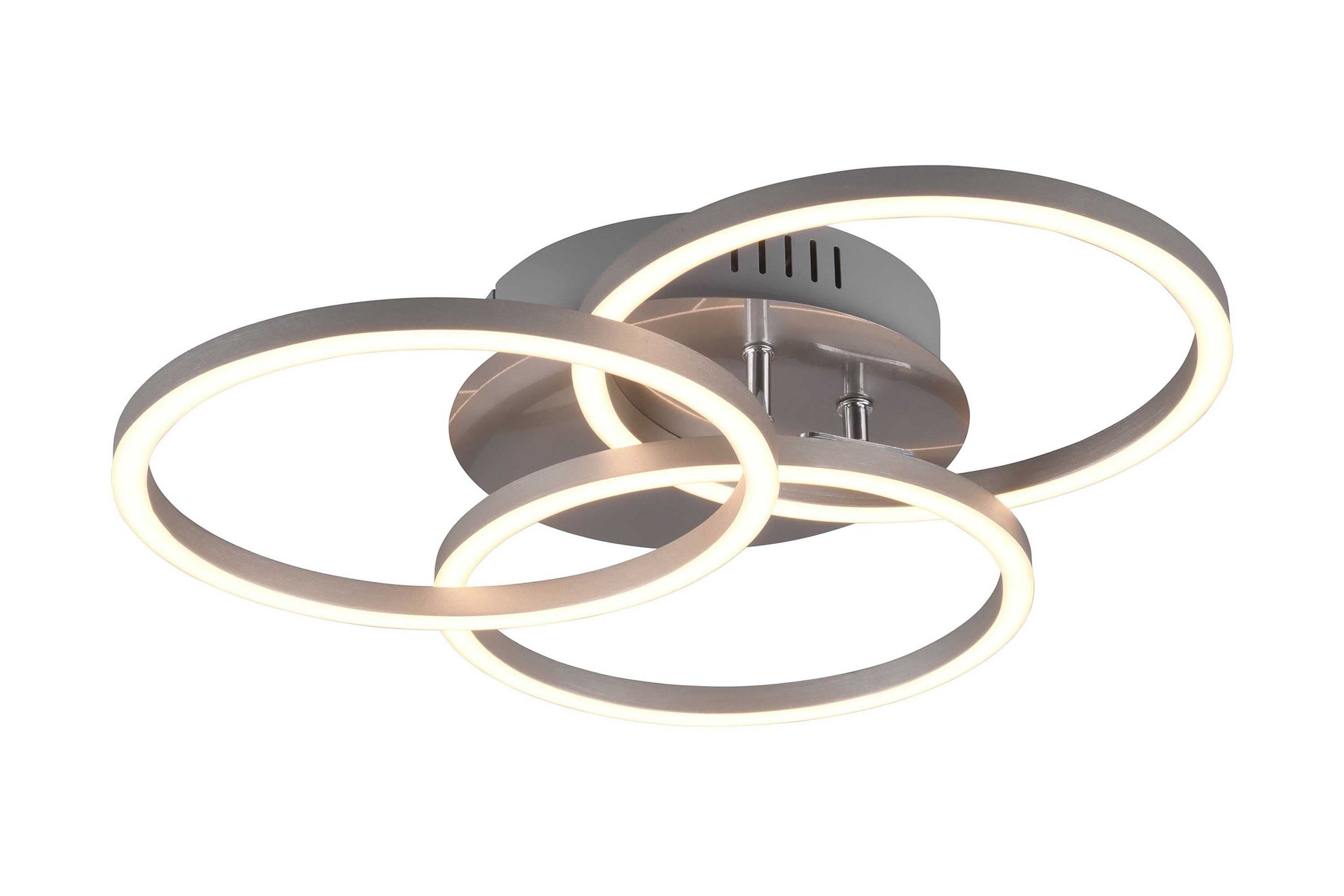 Circle LED plafond borstad stål Stål