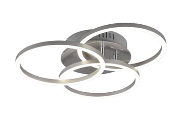 Circle LED Plafond borstad stål - Stål - Belysning - Lampor & belysning inomhus - Sovrumslampa - Taklampa sovrum