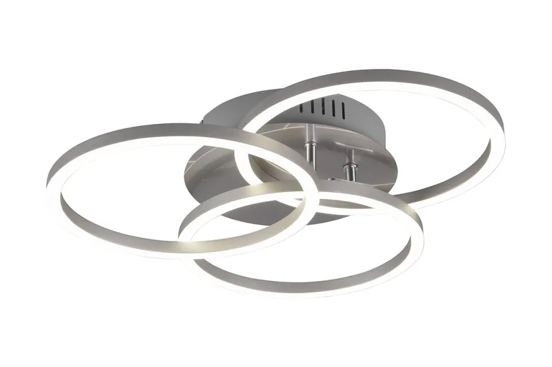 Circle LED Plafond borstad stål - Stål - Belysning - Lampor & belysning inomhus - Sovrumslampa - Taklampa sovrum