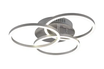 Circle LED Plafond borstad stål - Stål - Belysning - Lampor & belysning inomhus - Sovrumslampa - Taklampa sovrum