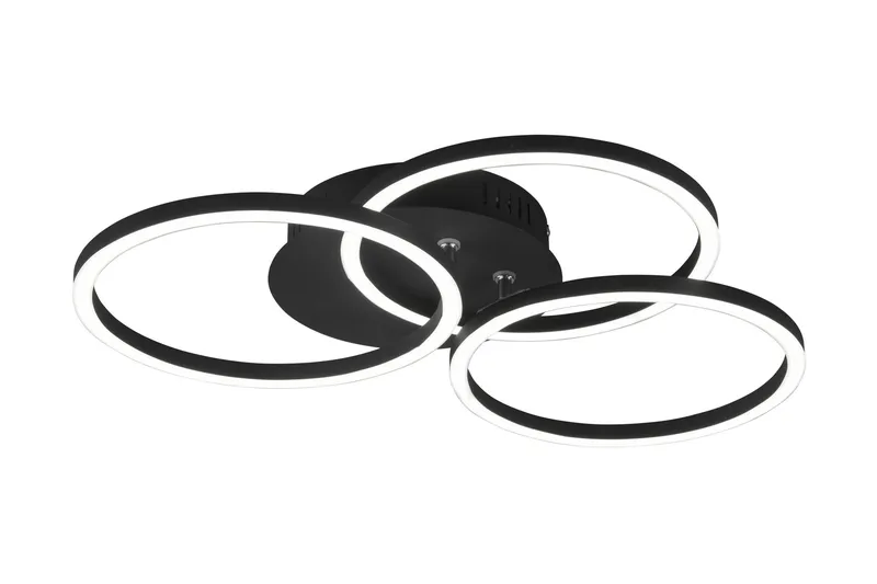 Circle LED Plafond mattsvart - Matt svart - Belysning - Lampor & belysning inomhus - Sovrumslampa - Taklampa sovrum