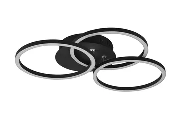 Circle LED Plafond mattsvart - Matt svart - Belysning - Lampor & belysning inomhus - Sovrumslampa - Taklampa sovrum