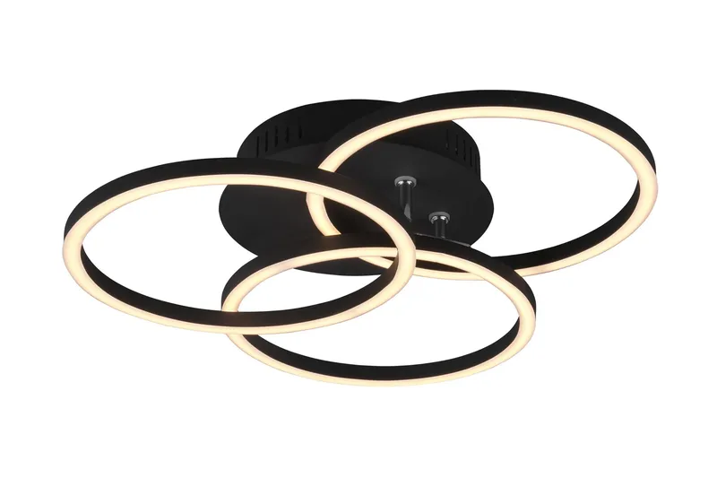 Circle LED Plafond mattsvart - Matt svart - Belysning - Lampor & belysning inomhus - Sovrumslampa - Taklampa sovrum