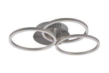 Circle LED Plafond borstad stål - Stål - Belysning - Lampor & belysning inomhus - Sovrumslampa - Taklampa sovrum