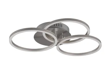 Circle LED Plafond borstad stål - Stål - Belysning - Lampor & belysning inomhus - Sovrumslampa - Taklampa sovrum