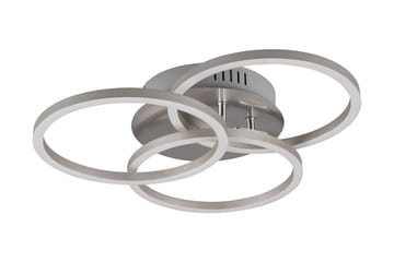 Circle LED Plafond borstad stål - Stål - Belysning - Lampor & belysning inomhus - Sovrumslampa - Taklampa sovrum