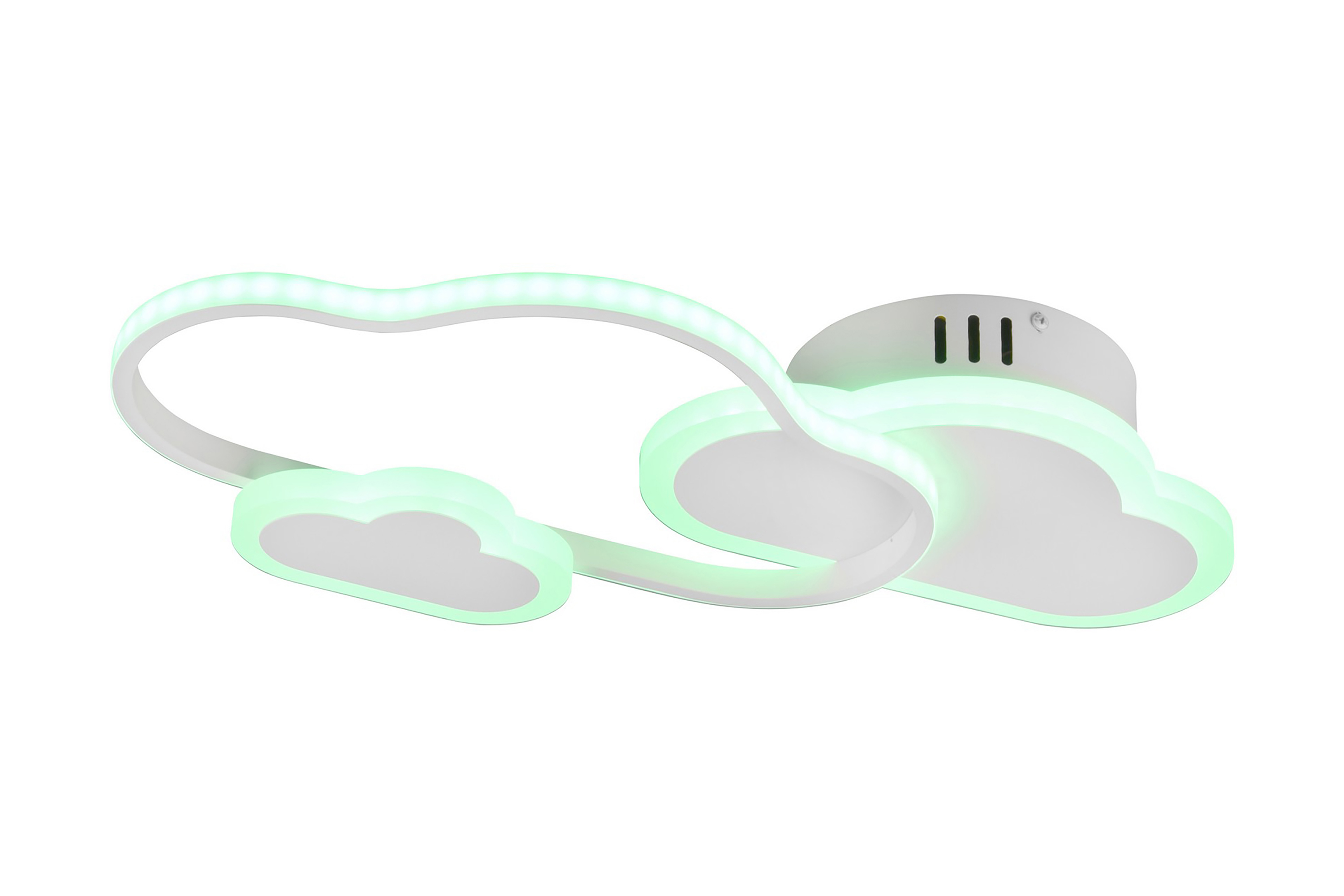Cloudy LED plafond mattvit RGBW Matt vit