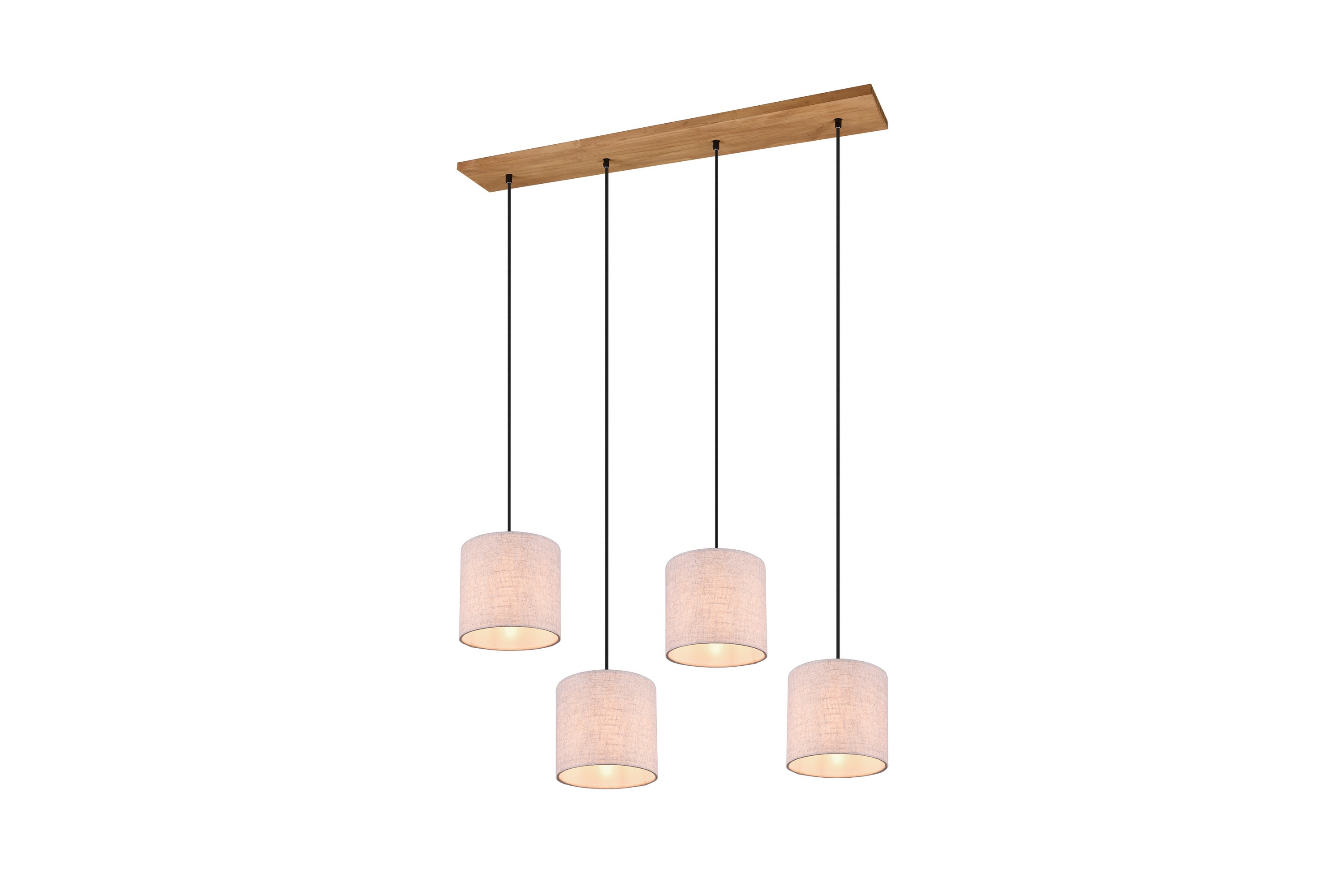 Elmau taklampa 4L E27 träbeige TräBeige