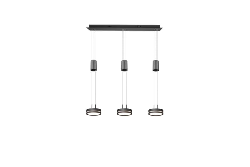 Franklin LED Taklampa 3L antracit - Antracit - Belysning - Lampor & belysning inomhus - Sovrumslampa - Taklampa sovrum