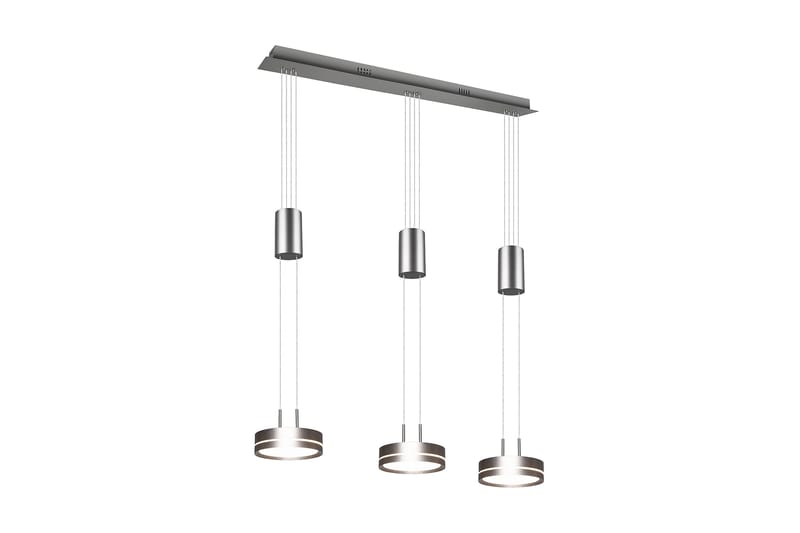 Franklin LED taklampa 3L borstad stål - Borstad stål - Belysning - Lampor & belysning inomhus - Sovrumslampa - Taklampa sovrum