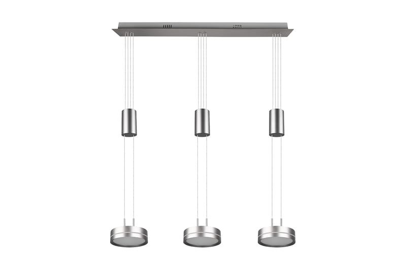Franklin LED taklampa 3L borstad stål - Borstad stål - Belysning - Lampor & belysning inomhus - Sovrumslampa - Taklampa sovrum