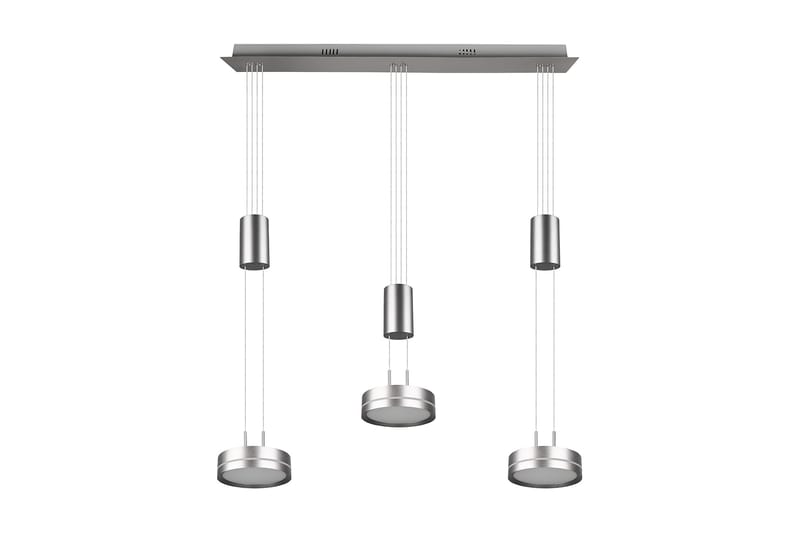 Franklin LED taklampa 3L borstad stål - Borstad stål - Belysning - Lampor & belysning inomhus - Sovrumslampa - Taklampa sovrum