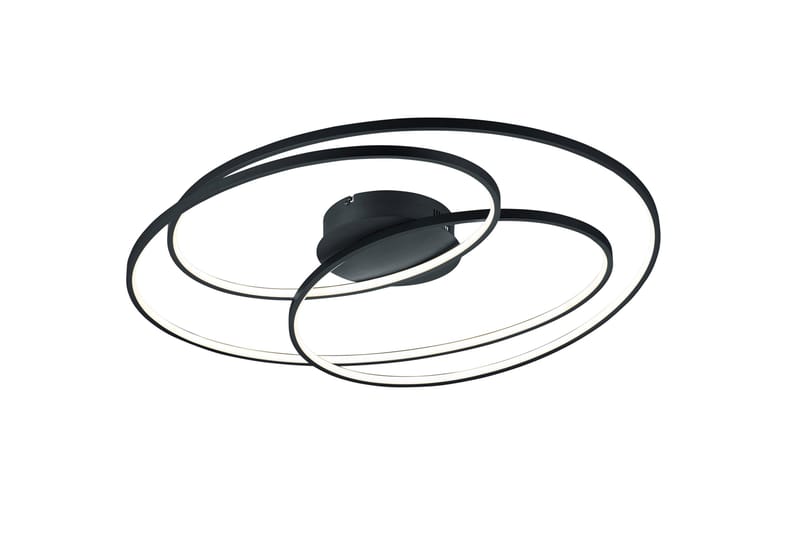 Gale Plafond 80cm mattsvart, Matt svart