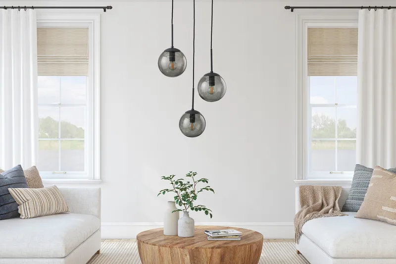 Balini Taklampa 3L E14 antracit - Antracit - Belysning - Lampor & belysning inomhus - Taklampa & takbelysning - Pendellampa & hänglampa