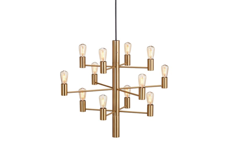 Ljuskrona Manola Mässing - Hall lampa - Fönsterlampa - Pendellampa & hänglampa - Taklampa & takbelysning - Kökslampa & taklampa kök - Taklampa vardagsrum - Fönsterlampa hängande - Taklampa sovrum