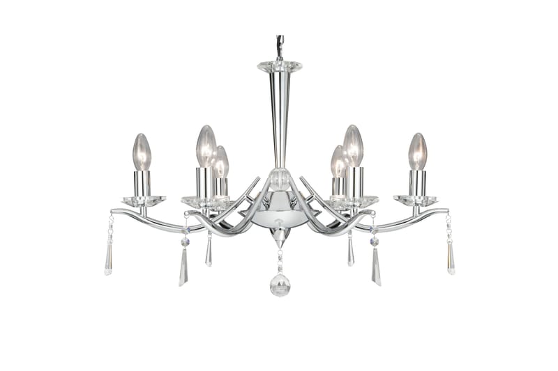 Pendellampa Anthea 6L Krom - Hall lampa - Taklampa & takbelysning - Fönsterlampa - Pendellampa & hänglampa - Kökslampa & taklampa kök - Taklampa vardagsrum - Fönsterlampa hängande - Taklampa sovrum