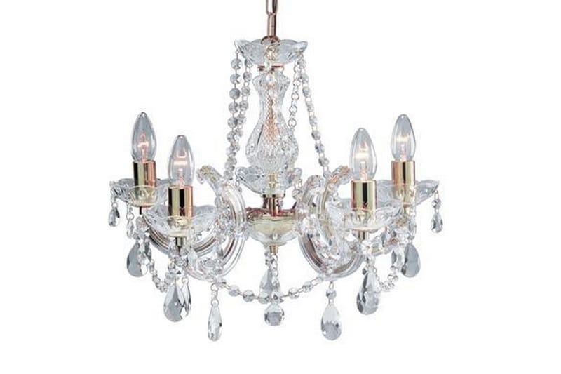 Pendellampa Marie Therese 48 cm Dimbar 5 Lampor Mässing - Hall lampa - Taklampa & takbelysning - Fönsterlampa - Pendellampa & hänglampa - Kökslampa & taklampa kök - Taklampa vardagsrum - Fönsterlampa hängande - Taklampa sovrum