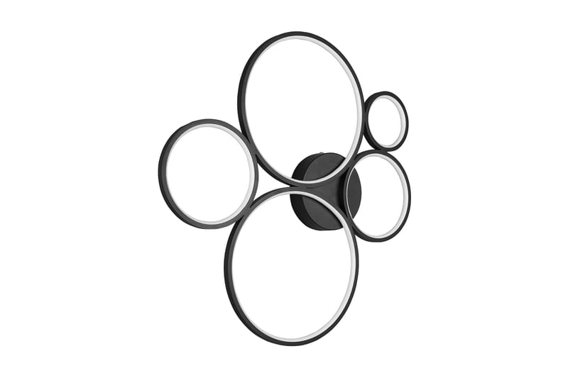 Rondo LED Plafond mattsvart 5L - Matt svart - Belysning - Lampor & belysning inomhus - Sovrumslampa - Taklampa sovrum