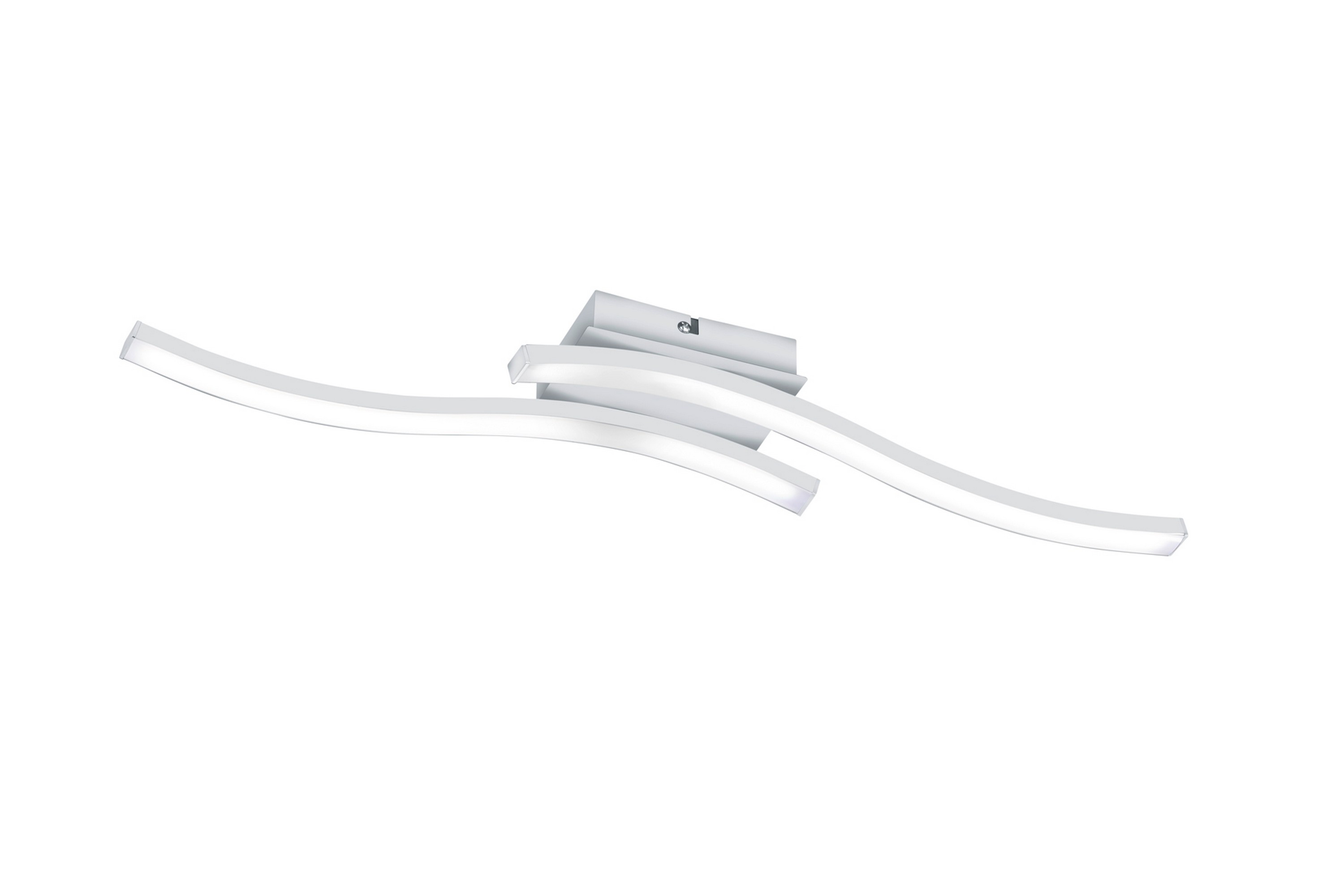 Route LED plafond 2L mattvit Matt vit