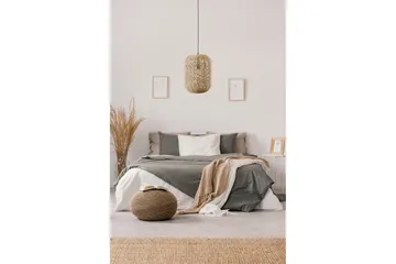 Runa Taklampa E27 25cm mattsvart/rotting - Natur/Matt svart - Belysning - Lampor & belysning inomhus - Sovrumslampa - Taklampa sovrum