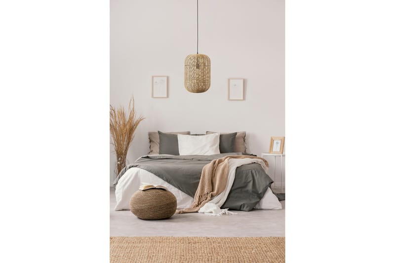 Runa Taklampa E27 25cm mattsvart/rotting - Natur/Matt svart - Belysning - Lampor & belysning inomhus - Sovrumslampa - Taklampa sovrum