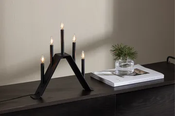 Åre Adventsljusstake 36 cm - Svart - Belysning - Lampor & belysning inomhus - Sovrumslampa - Sänglampa - Sängbordslampa