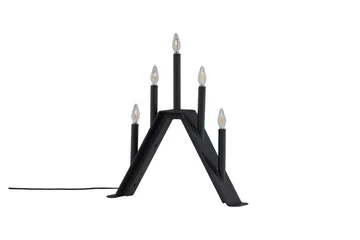 Åre Adventsljusstake 36 cm - Svart - Belysning - Lampor & belysning inomhus - Sovrumslampa - Sänglampa - Sängbordslampa