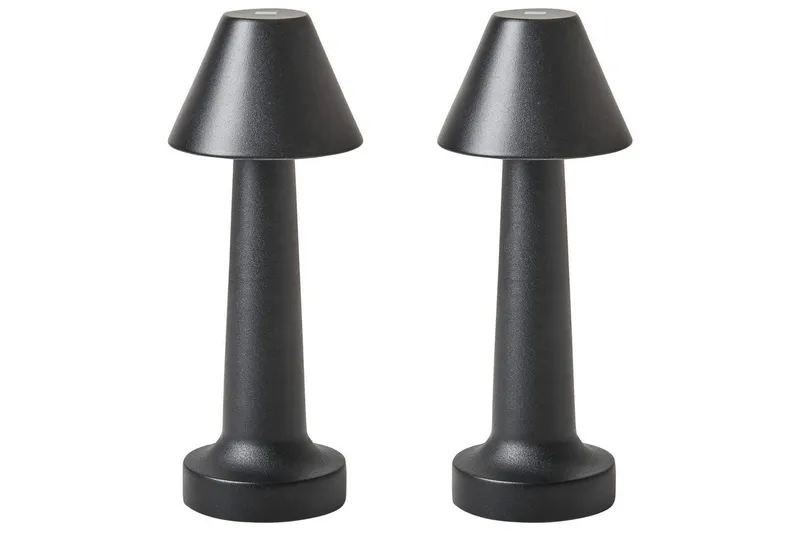 Adasi LED Bordslampa 2 st 24 cm, Svart