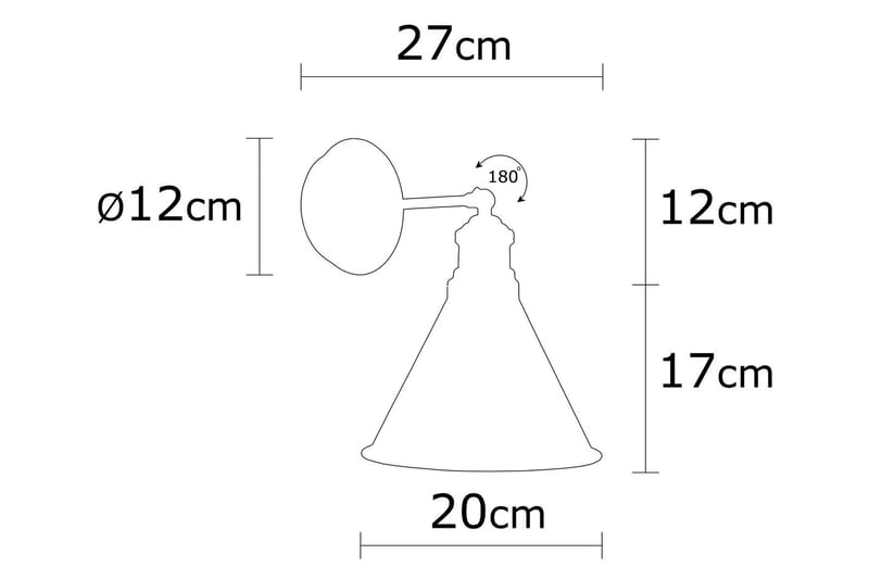 Adrim Vägghängd Läslampa - Svart - Belysning - Lampor & belysning inomhus - Sovrumslampa - Sänglampa - Sänglampa vägg