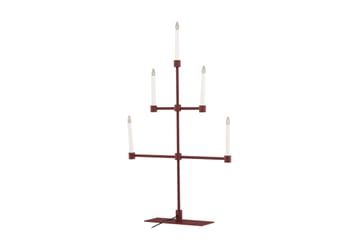 Adventsljusstake Avoriaz 92 cm - Röd - Belysning - Lampor & belysning inomhus - Sovrumslampa - Sänglampa - Sängbordslampa