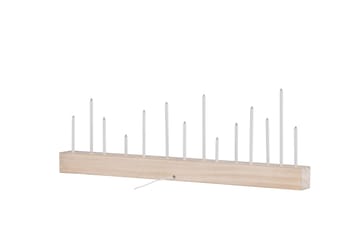 Adventsljusstake Kungsberget 24 cm - Whitewash - Belysning - Lampor & belysning inomhus - Sovrumslampa - Sänglampa - Sängbordslampa