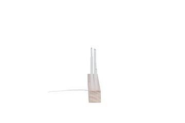 Adventsljusstake Kungsberget 24 cm - Whitewash - Belysning - Lampor & belysning inomhus - Sovrumslampa - Sänglampa - Sängbordslampa