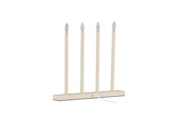 Adventsljusstake Lofsdalen 35 cm - Beige - Belysning - Lampor & belysning inomhus - Sovrumslampa - Sänglampa - Sängbordslampa