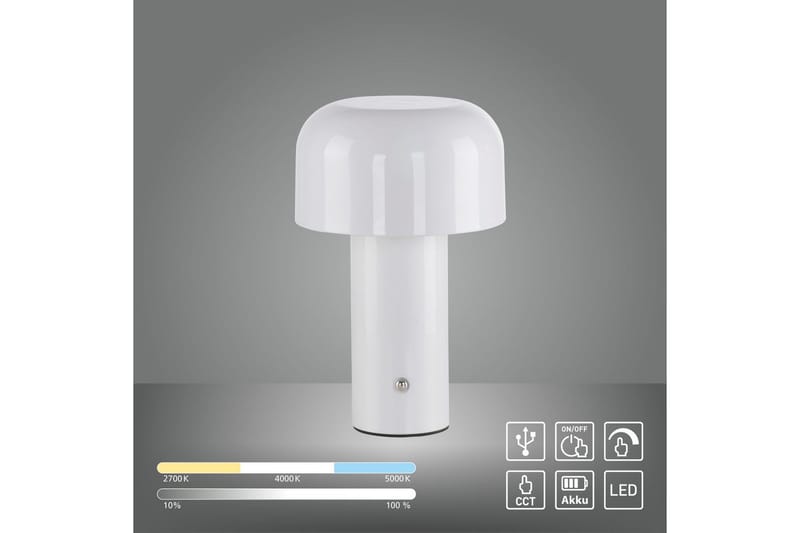 Agnes Just Light Bordslampa - White - Belysning - Lampor & belysning inomhus - Sovrumslampa - Sänglampa - Sängbordslampa